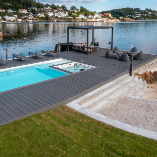 Terrassegulv Original XXL Buøy Grå Kompositt Terrassegulv | alt på lager - rask levering 35