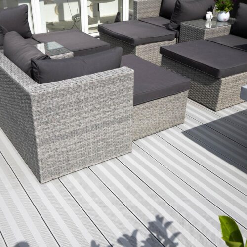 Terrassegulv Original XXL Buøy Lys Grå Kompositt Terrassegulv | alt på lager - rask levering 15