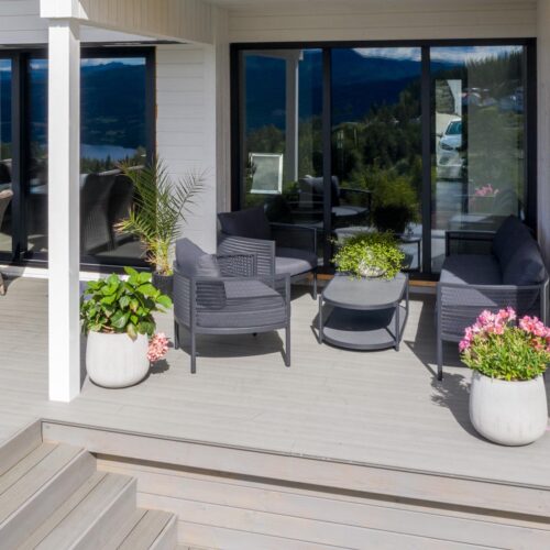 Terrassegulv Original Småøy Grå Kompositt Terrassegulv | alt på lager - rask levering 35