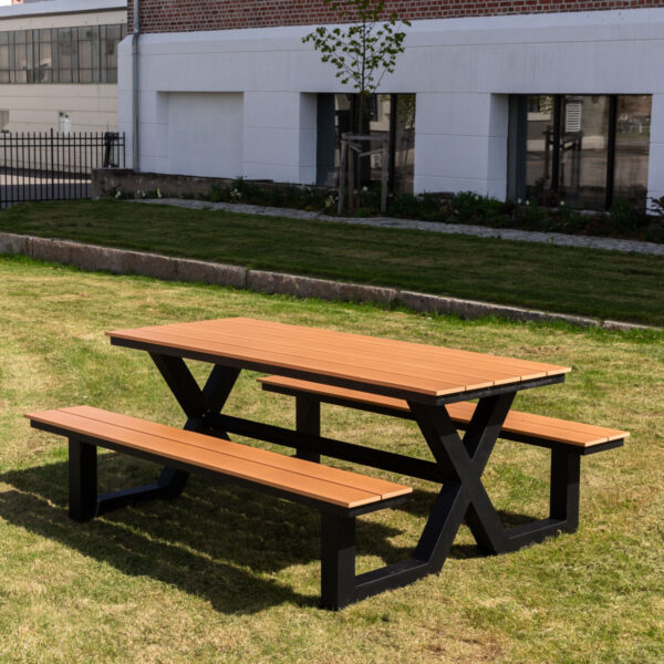 Utemøbel Benk Vedlikeholdsfri Alu/Pvc