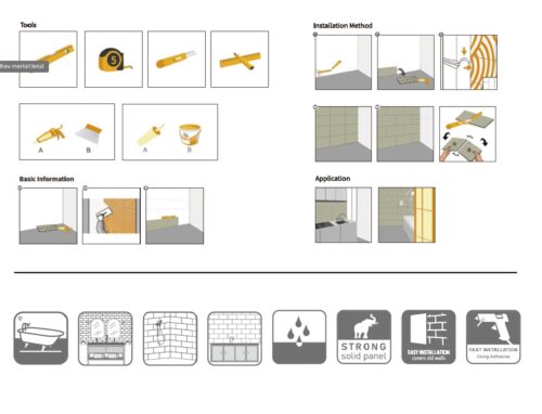 Veggplater XL digitalt print 2600x1200x4mm Outlet | alt på lager - rask levering 4