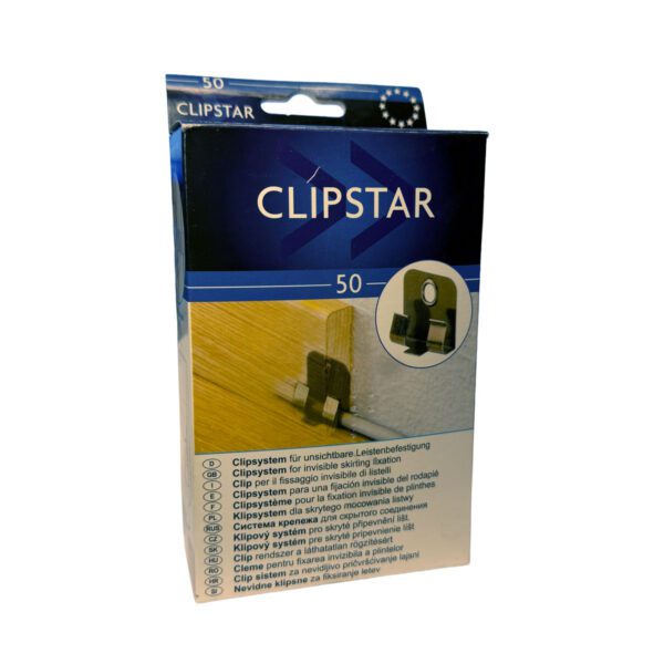 Klips til sokkellister (50stk)
